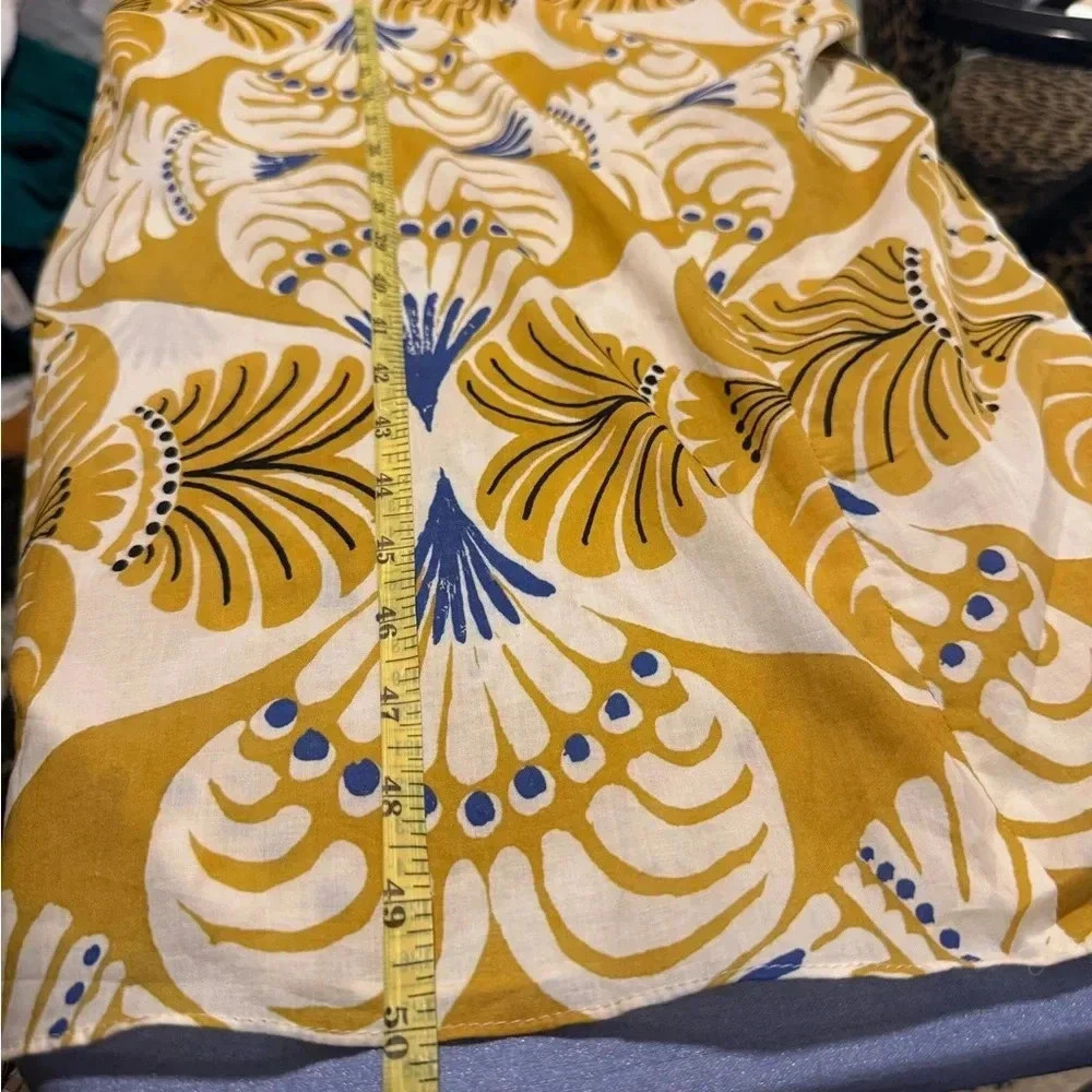 NWT Zara Yellow and White Patterned Women's Dress - Picture 6 of 7